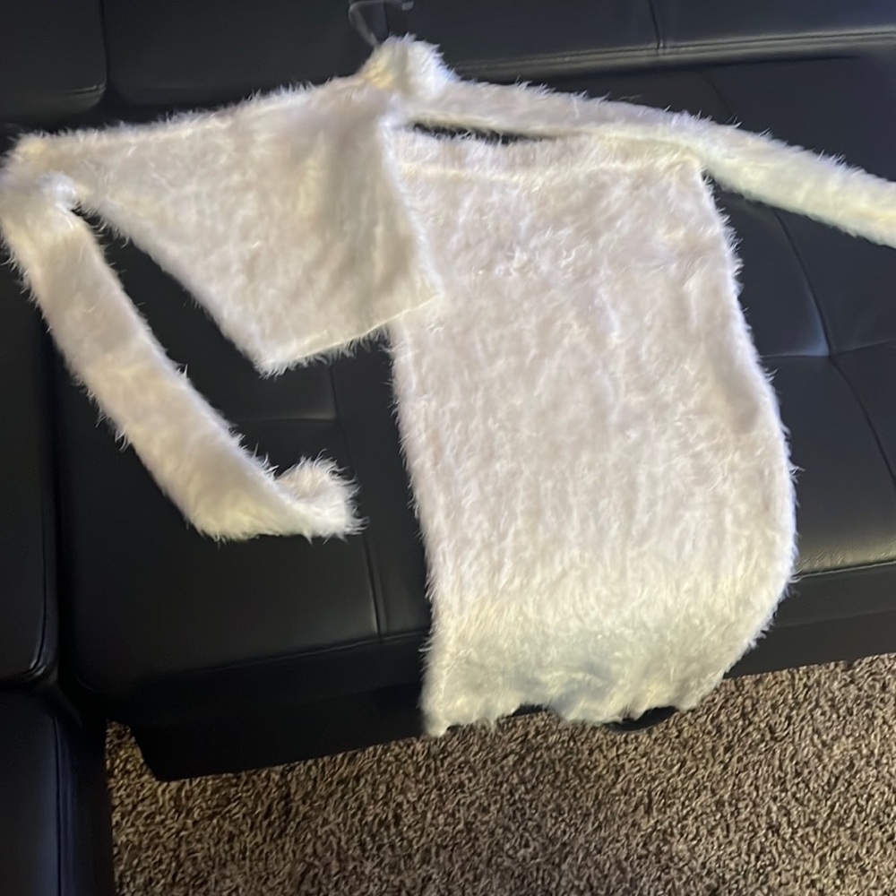 Crop top long sleeve with skirt